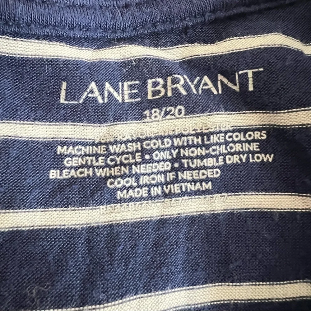 Lane Bryant 2 Pieces Long Sleeve Short Sleeve Shirt Size 18/20 - Picture 6 of 10